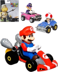 Mattel Hot Wheels Mario Kart petite voiture en métal avec figurine - 1 pièce