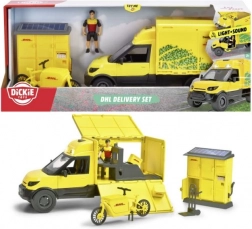 Set urbain DHL avec camion 25 cm de Dickie Toys