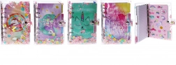 Carnet avec licorne et sequins, 13 × 19,5 cm, 80 feuilles