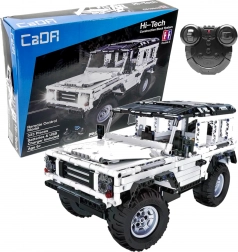 Jeu de construction CaDA voiture tout-terrain blanche télécommandée 533 pièces