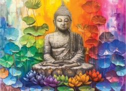 Puzzle EUROGRAPHICS Bouddha coloré 1000 pièces