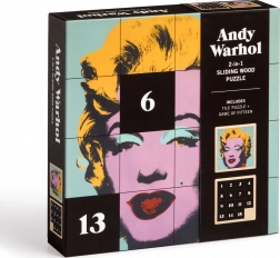 Puzzle coulissant en bois Andy Warhol : Marilyn