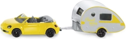 Voiture de sport avec caravane de camping SIKU