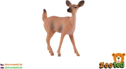 Figurine de biche européenne en plastique de 7 cm