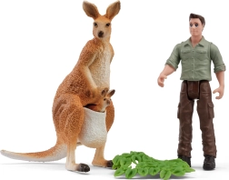 Schleich excursion avec le ranger et des kangourous - 1 pièce