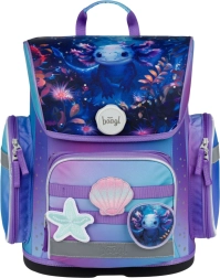 Cartable scolaire Ergo avec motif axolotl