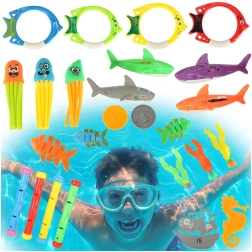 Ensemble de jouets de piscine pour enfants - 27 pièces