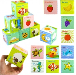 Cubes éducatifs colorés pour enfants