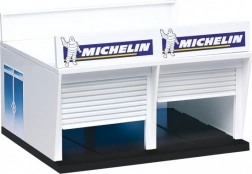 bâtiments pit stop – boxes pour voitures CARRERA (1/32)