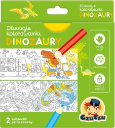 Longues coloriages Dinosaures pour enfants 4+