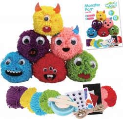 Coffret créatif pour fabriquer des pompons monstres - Woopie Art&Fun