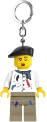 Porte-clés lumineux LEGO – minifigurine Peintre avec LED