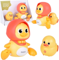 Famille de canetons interactive – jouet musical mobile pour encourager le rampement