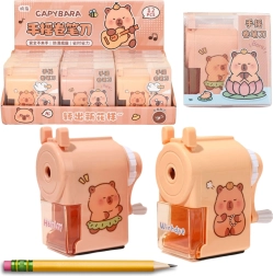 Taille-crayon manuel avec capybara et réservoir