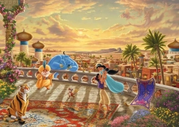 puzzle disney jasmine et aladdin 1000 pièces