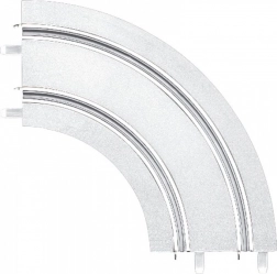 virage 1/90° neige/glace pour circuits Carrera GO!!!, GO!!! Plus et Digital 143 (2 pcs)