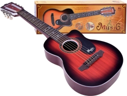Guitare pour enfants avec 6 cordes métalliques – Brique