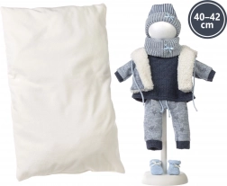 Llorens tenue pour poupée New Born 40–42 cm, ensemble 6 pièces avec coussin réversible