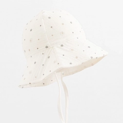 Chapeau en mousseline pour enfant New Baby Zora 4–6 mois