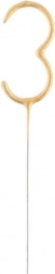 Cierge magique doré numéro 3