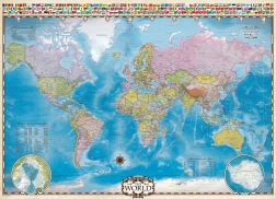 Puzzle Eurographics Carte du monde 1000 pièces