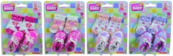 Bottines et chaussettes Simba pour poupée New Born Baby 38–43 cm - 1 pièce