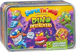 SuperThings Dino Destroyers coffret exclusif boîte métallique argentée