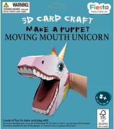 Marionnette licorne 3D créative FIESTA CRAFTS