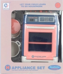 Cuisinière pour enfants avec four à piles