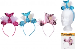 Serre-tête de carnaval Sirène avec décoration