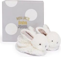 Doudou ensemble de chaussons avec hochets Lapin beige