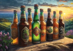 Puzzle ART PUZZLE bouteilles de bière rétro 1000 pièces