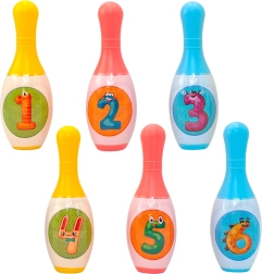 Bowling pour enfants Woopie avec animaux et chiffres - 8 pièces