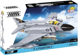 Kit de construction F-4 Phantom II avec 703 pièces à l’échelle 1:48