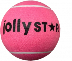 Balle de tennis XXL JollyStar rose