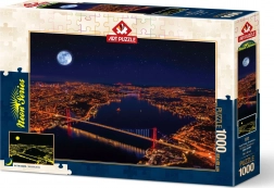 Puzzle lumineux Trois ponts du Bosphore - Art Puzzle Neon