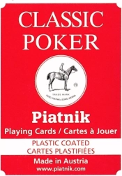Cartes classiques de poker et de bridge