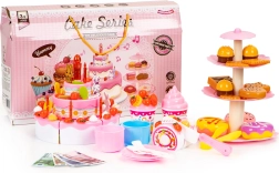 Set de découpe de gâteau d’anniversaire, fête de célébration, 125 pcs