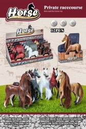 Petit cheval – figurine en plastique en 6 couleurs