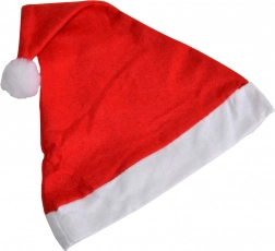Bonnet de Noël avec pompon 28 × 38 cm
