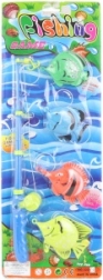 Poissons avec canne à pêche pour enfants