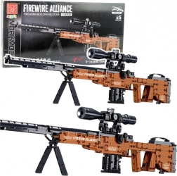 Jeu de construction fusil de précision AWM avec fonction de tir 1594 pièces
