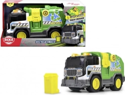 Camion de recyclage vert Dickie Toys 30 cm