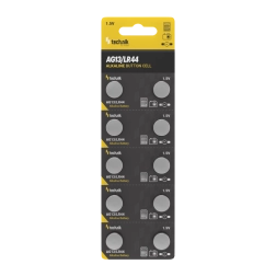 Pile bouton alcaline AG13 / LR44 / A76 / 357 1,5 V – lot de 10 pièces