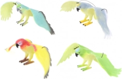 Perroquet en caoutchouc 33 cm à suspendre