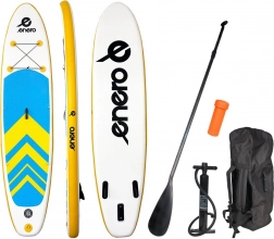 paddleboard gonflable enero 320 × 76 × 15 cm – set SUP jaune-bleu-blanc