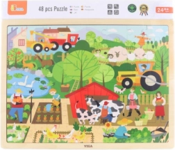 Puzzle en bois Ferme 48 pièces