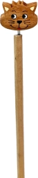 Crayon en bois avec tête de chat
