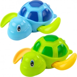 Petite tortue de bain à remontoir 13 cm
