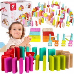 Domino en bois pour enfants Ours 105 pcs CLASSIC WORLD